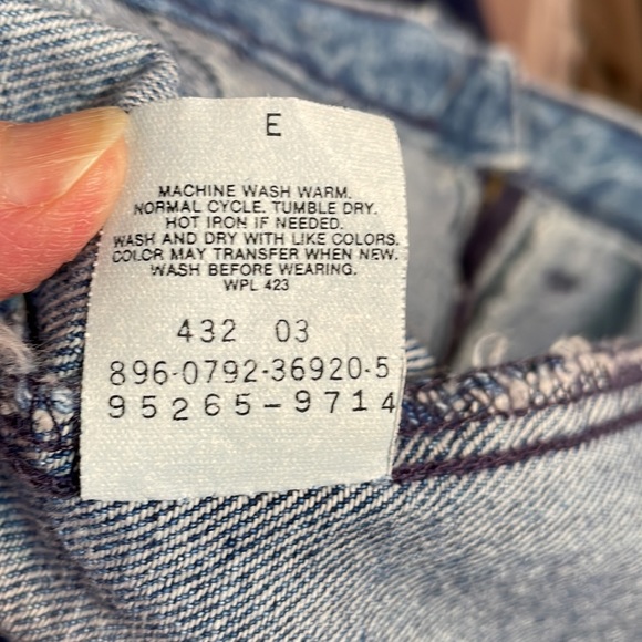 Vintage Dockers Jean Skirt Size 14 - Picture 6 of 6